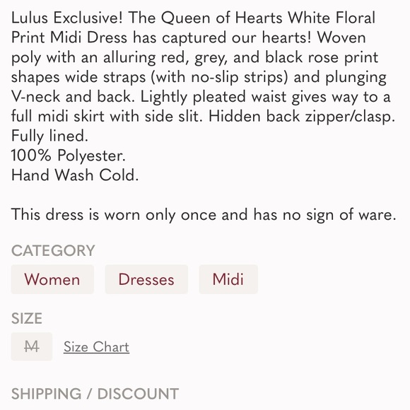 Lulu’s Queen of Hearts White Floral Print Dress - Picture 14 of 14